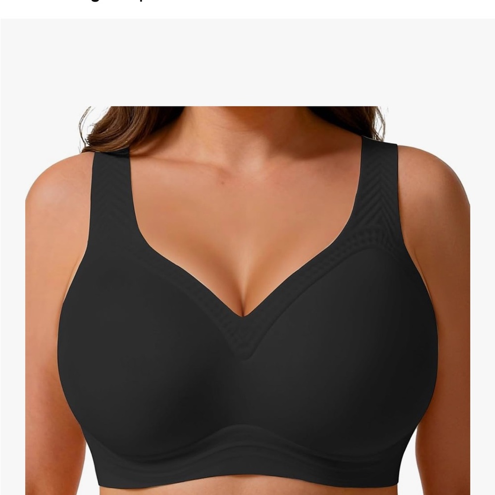 Jelly Wireless Bra Seamless Push Up Full Coverage Supportive Everyday Bra